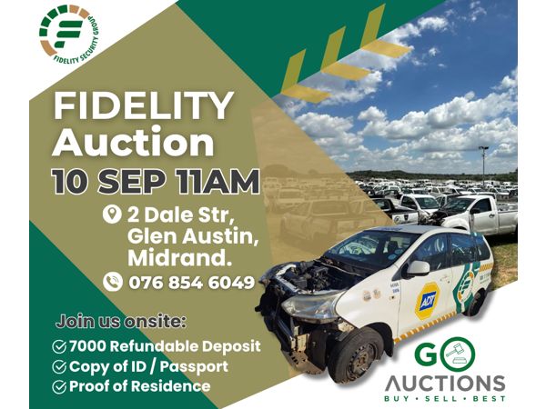 Fidelity Live Non-Starter Auction 10 September